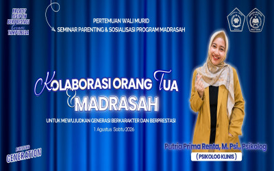 Perkuat Sinergi Orang Tua dan Madrasah, MI Al-Qodir Gelar Parenting dan Sosialisasi Program Madrasah