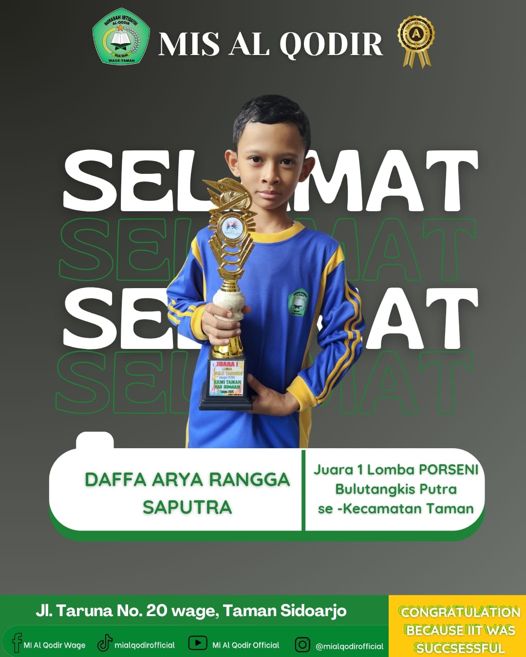 PRESTASI LOMBA BULU TANGKIS