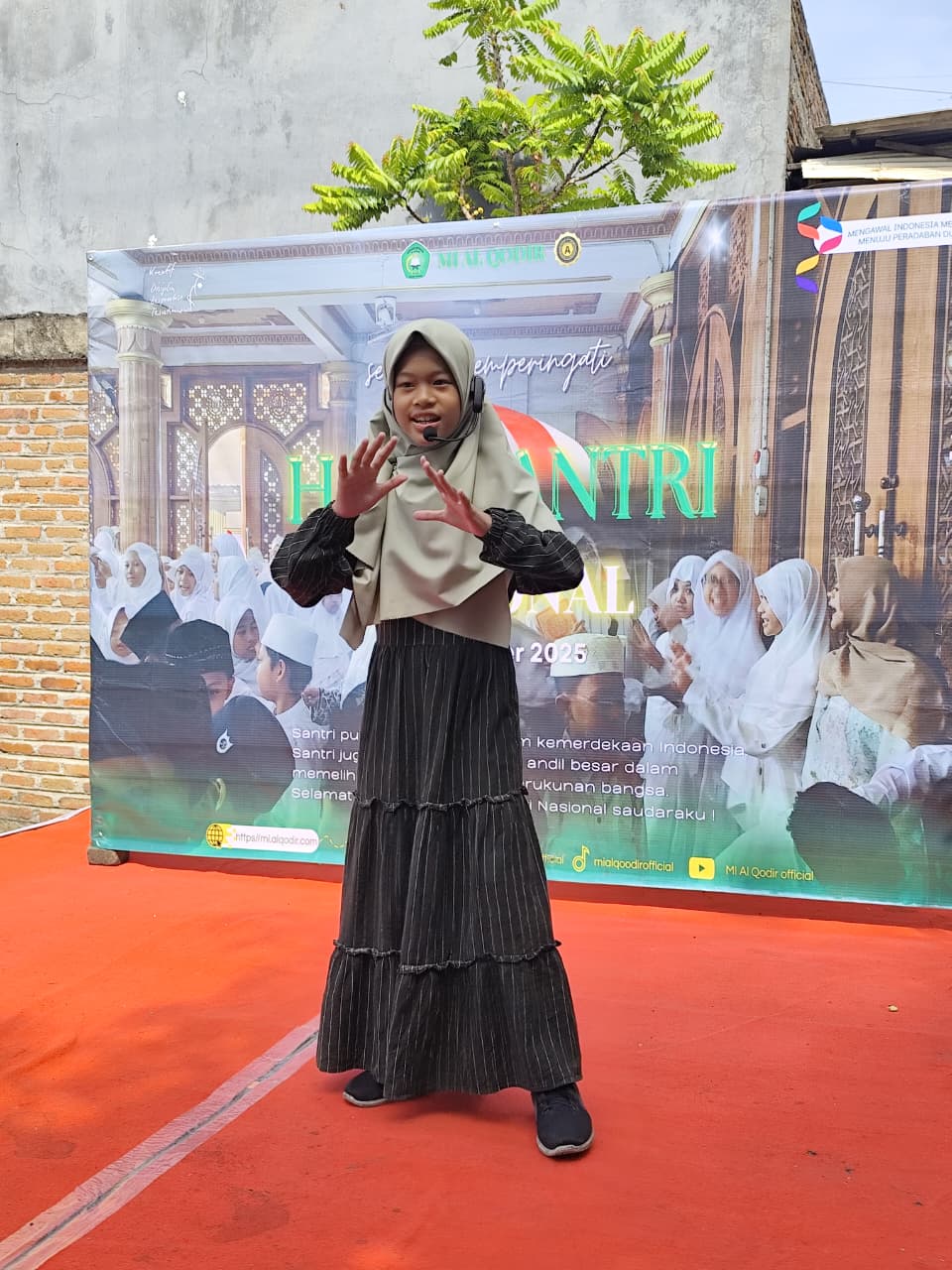 Upacara Hari Santri Nasional 2025 di Yayasan Al Qodir
